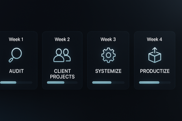 AI business growth timeline